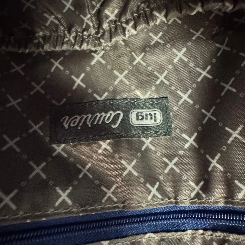 Lug Courier Crossbody Bag Women Medium Cobalt Blue Quilted RFID Travel Tote